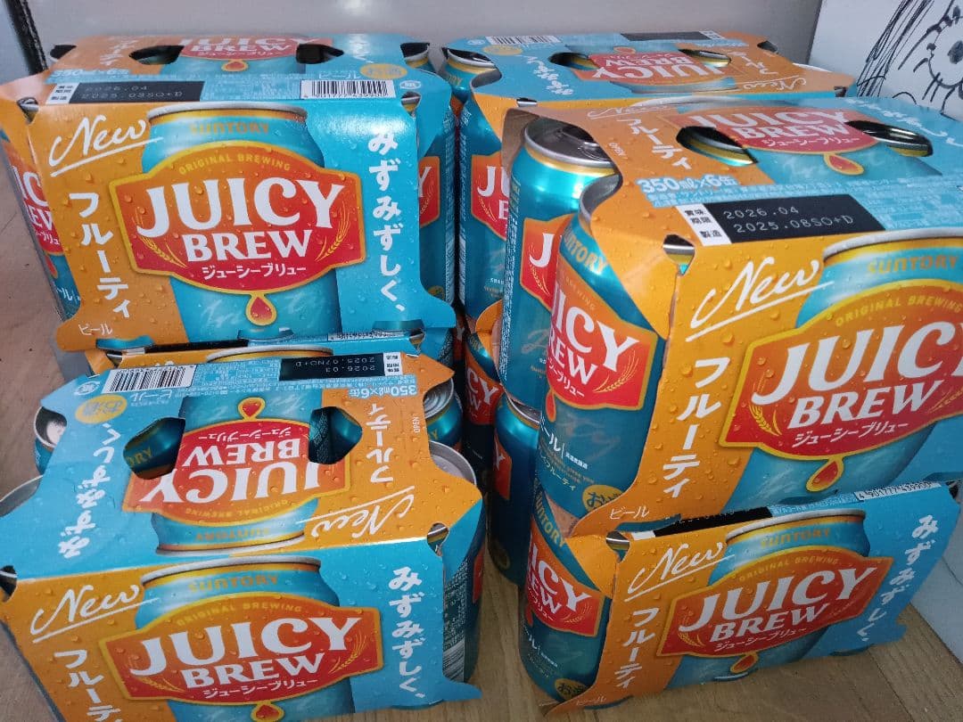 SUNTORY JUICY BREW 350ml×6缶×10