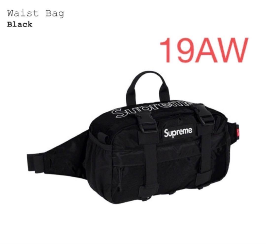 バッグ Supreme Waist Bag (19FW) Black