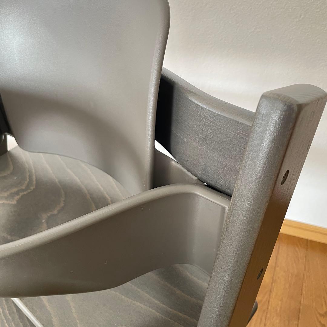 ストッケ　トリップ トラップ　ベビーチェア+ベビーセット　ヘイジーグレー