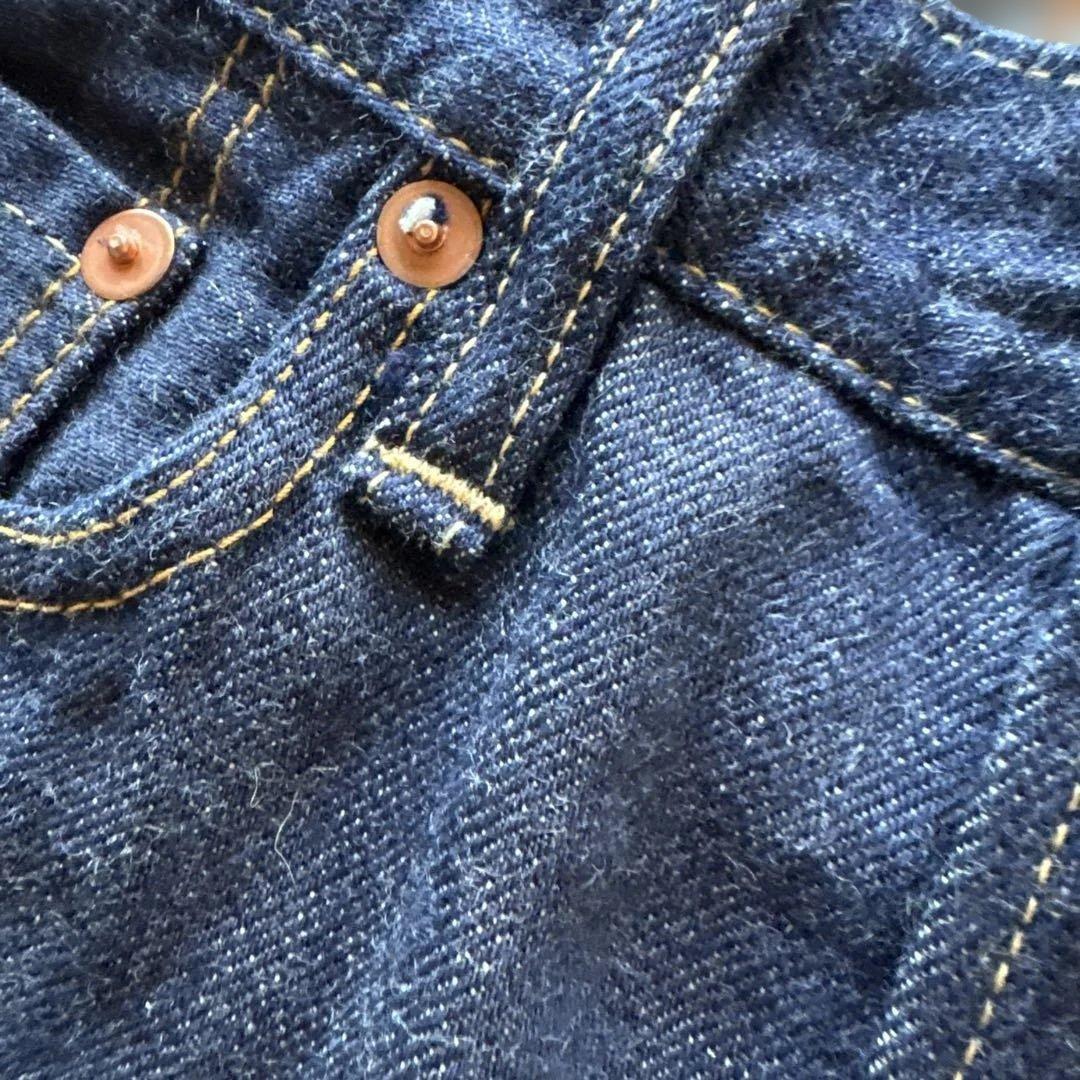 45rpm デニム　本藍　日本製27インチ Sサイズ相当？