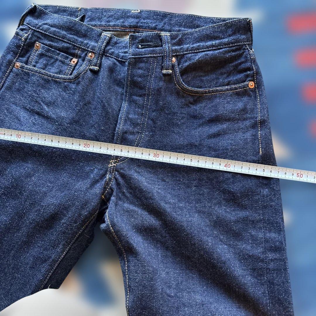 45rpm デニム　本藍　日本製27インチ Sサイズ相当？