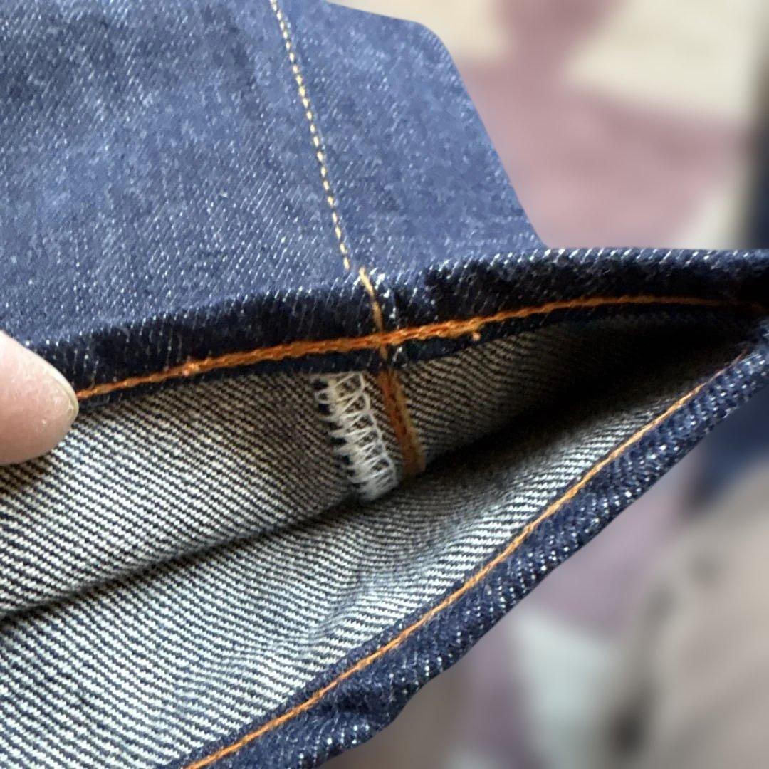 45rpm デニム　本藍　日本製27インチ Sサイズ相当？