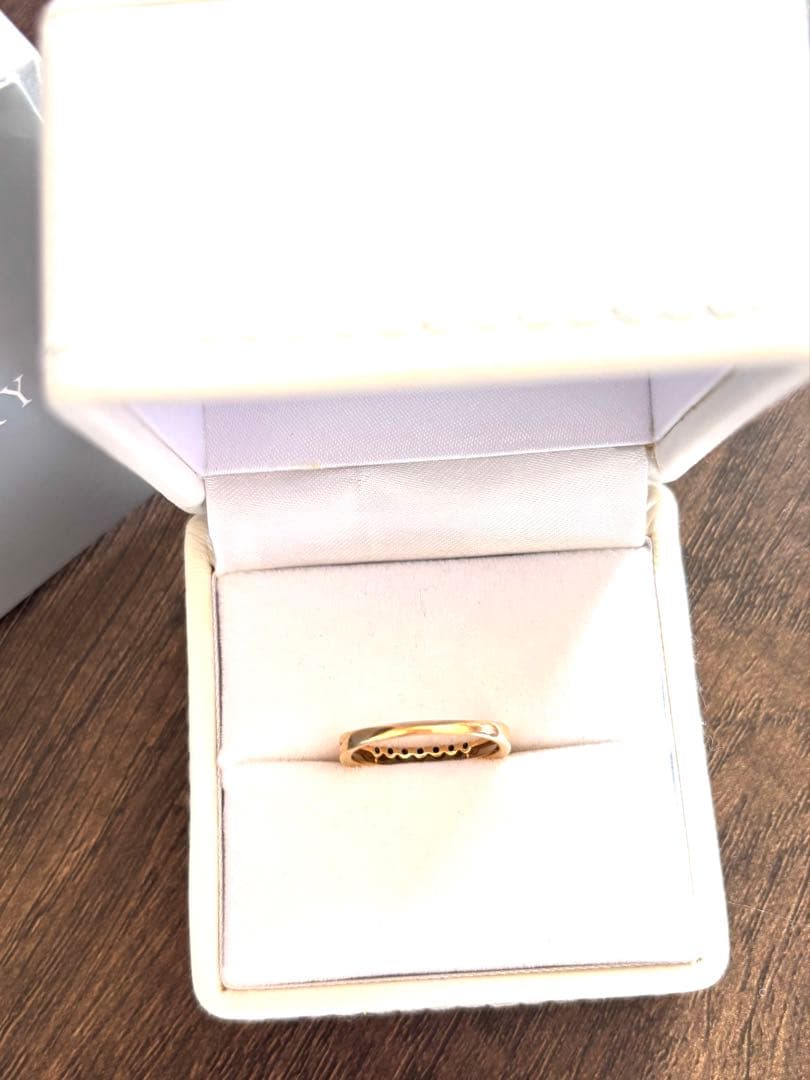 1/11限定価格　スタージュエリー二連ハーフエタニティダイヤモンドリング