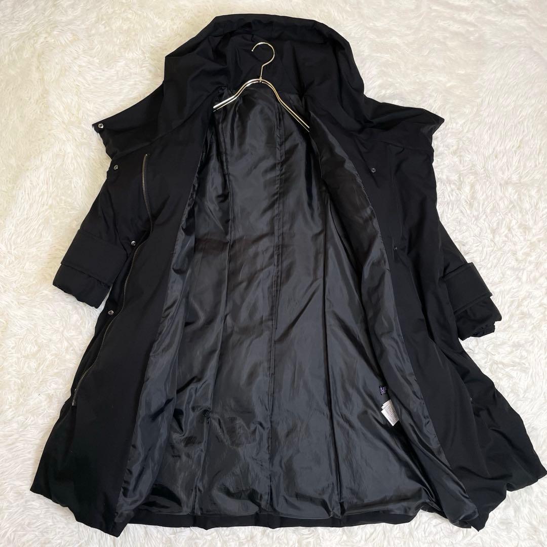 は☆美品✨️ルイルエブテイック ダウンコート フード付き ブラック M