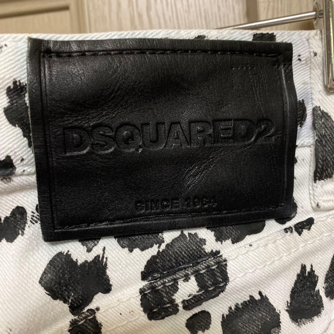 DSQUARED2 レオパード柄 デニムパンツ