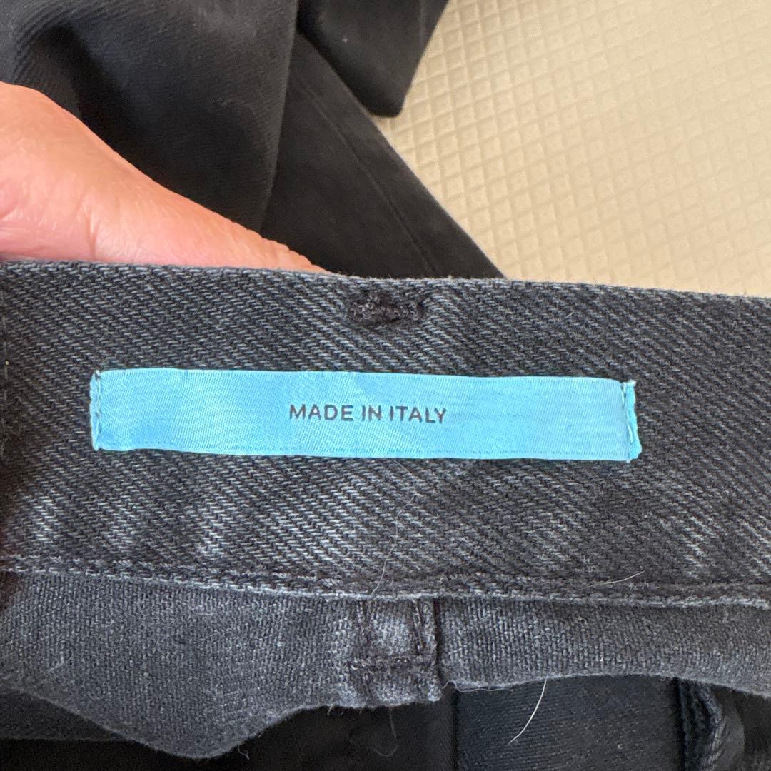 HAIKURE ブラックデニムパンツ ハイウエスト