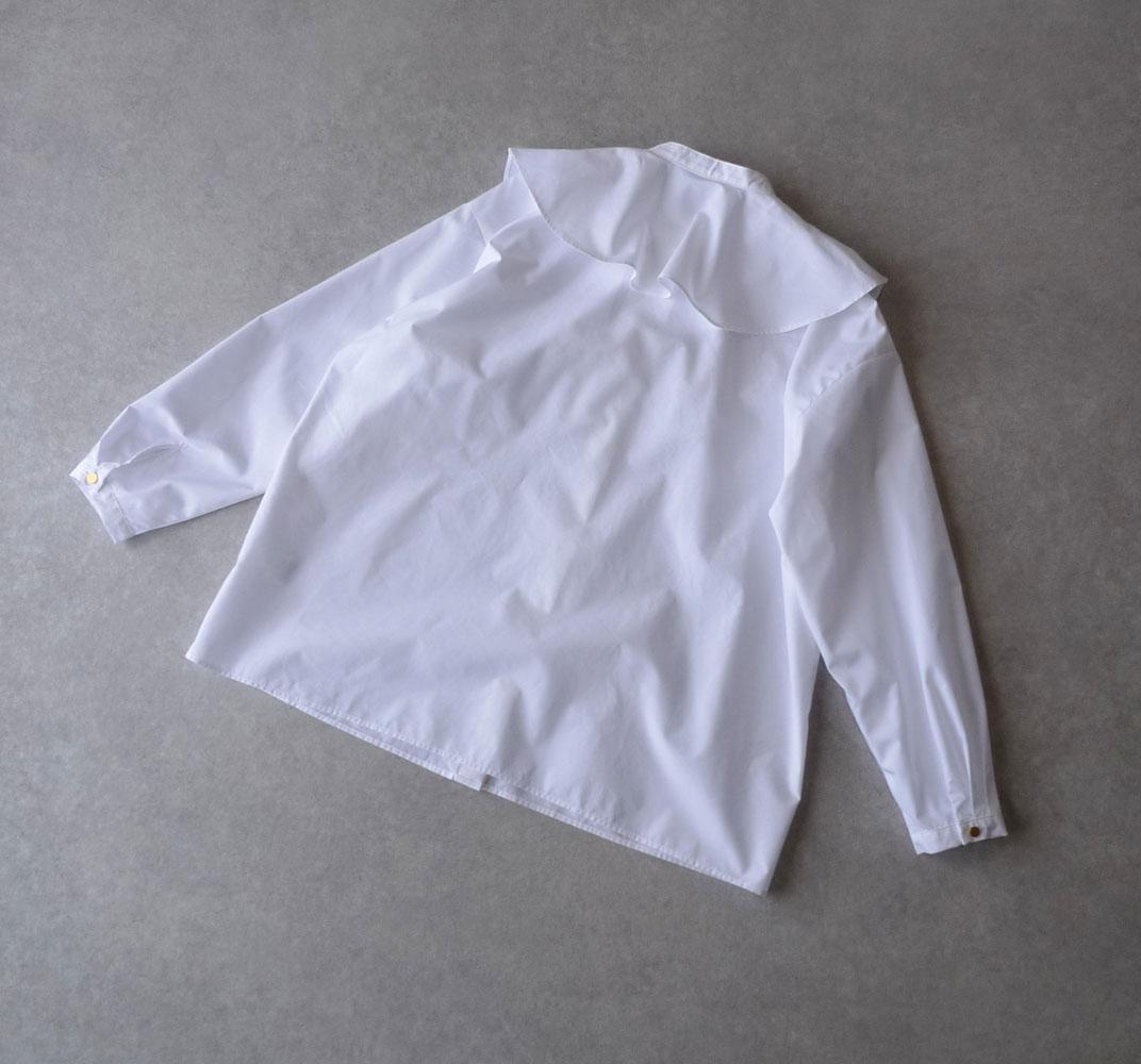 美品 ユナイテッドアローズ TOKYO 2万 ラッフルカラー ブラウス E371