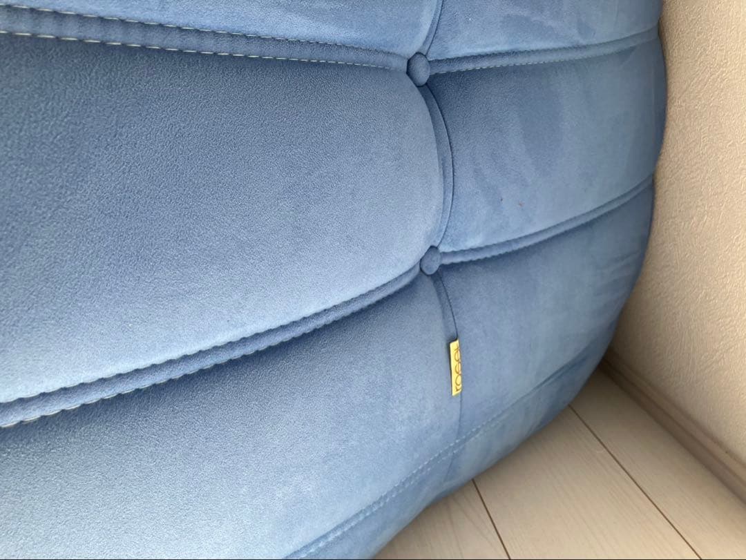 ligne roset/リーンロゼ トーゴ　1P　ソファ　ブルー