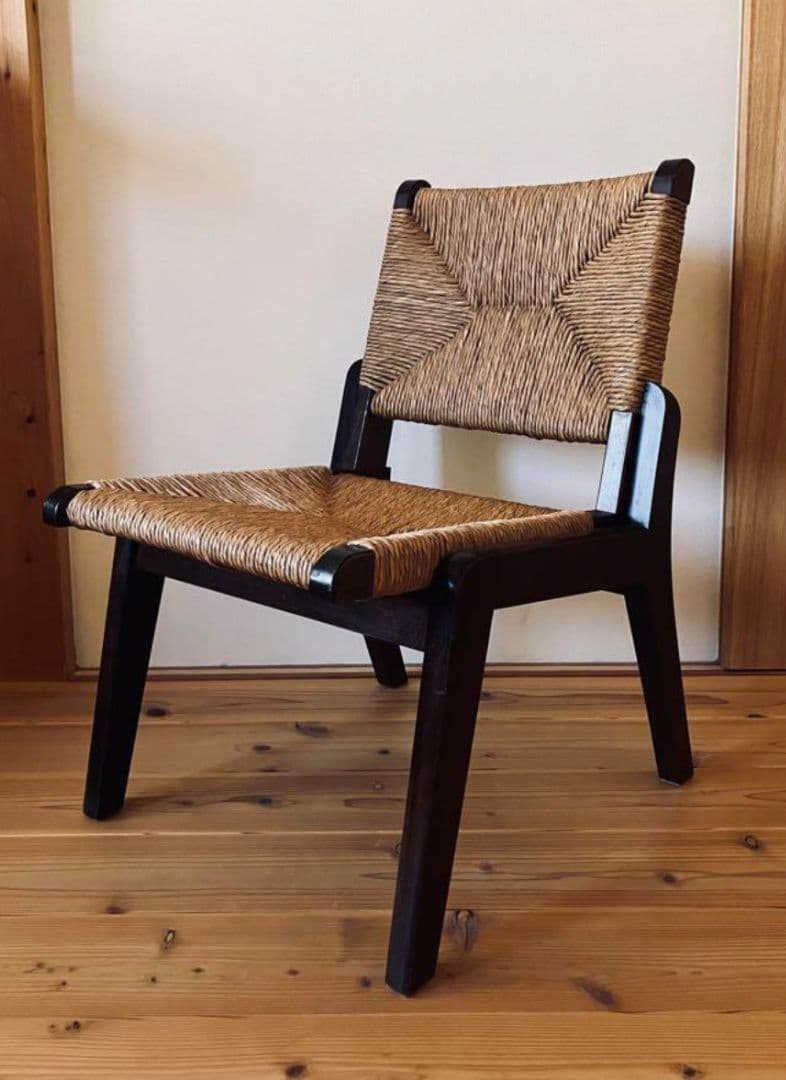 【中古/美品】松本民芸家具　520L型　ラッシチェア　送料込み