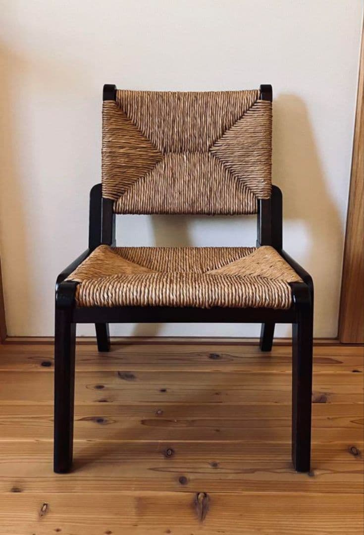 【中古/美品】松本民芸家具　520L型　ラッシチェア　送料込み