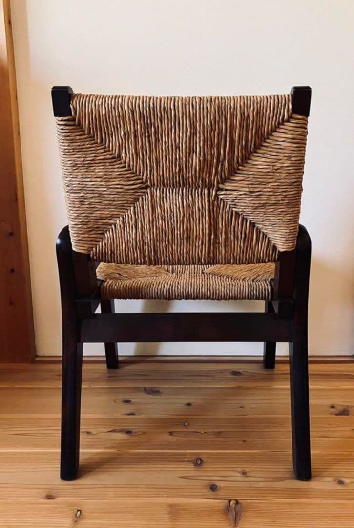 【中古/美品】松本民芸家具　520L型　ラッシチェア　送料込み