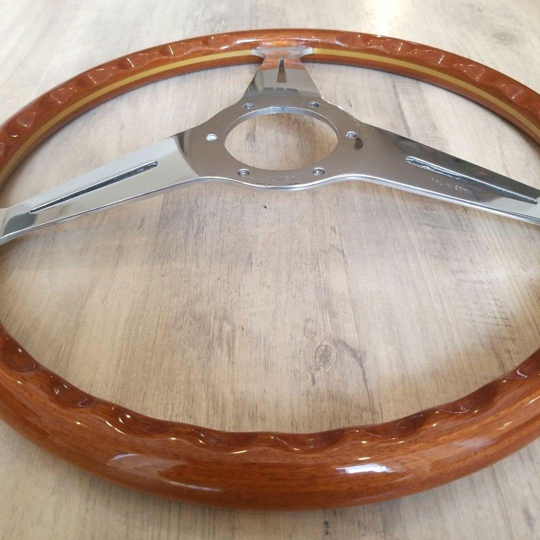 NARDI☆ナルディクラシックVITEウッドステアリングポリッシュスポーク37Φ