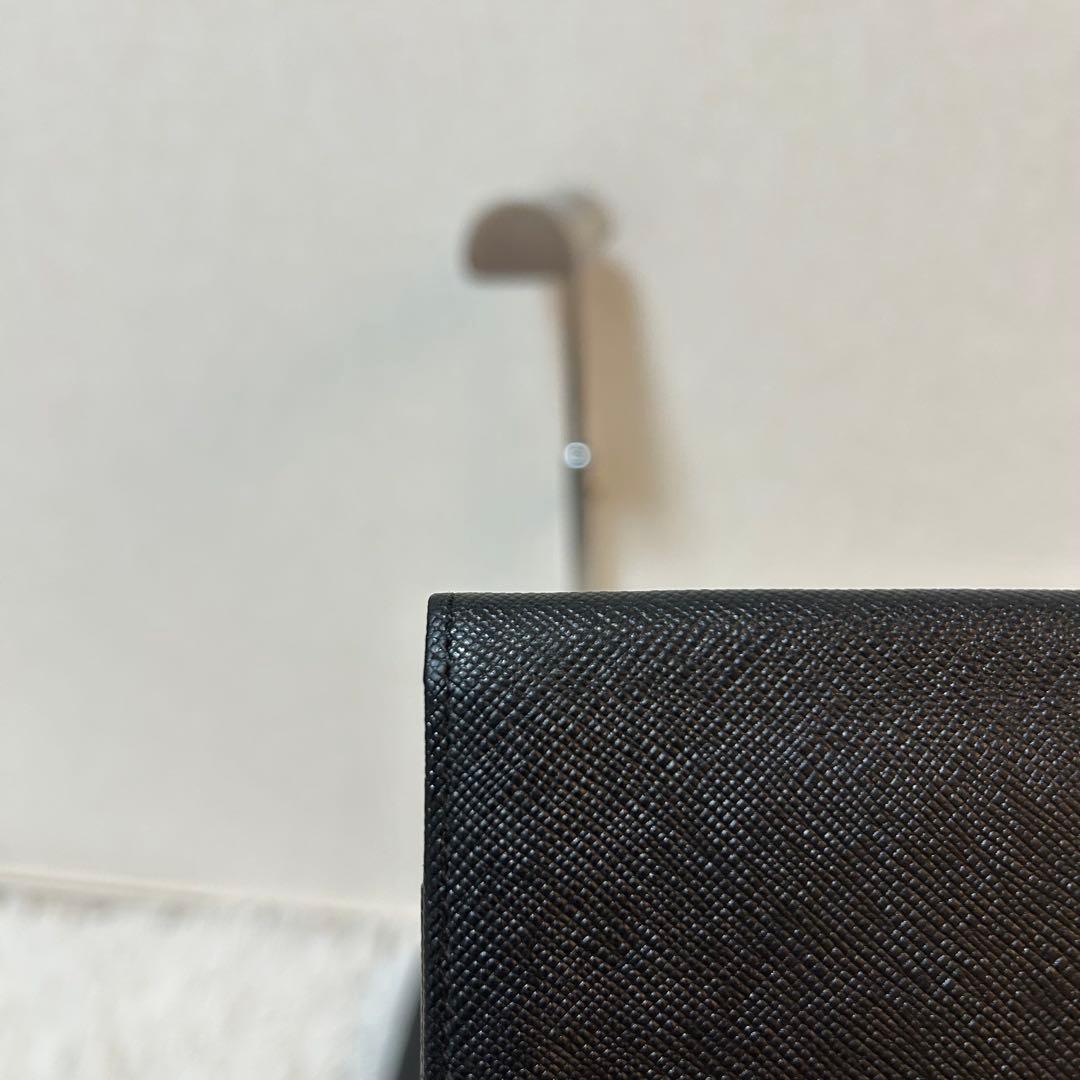 【未使用級✨サフィアーノレザー】バーバリー　名刺入れ　黒　ユニセックス　会社員