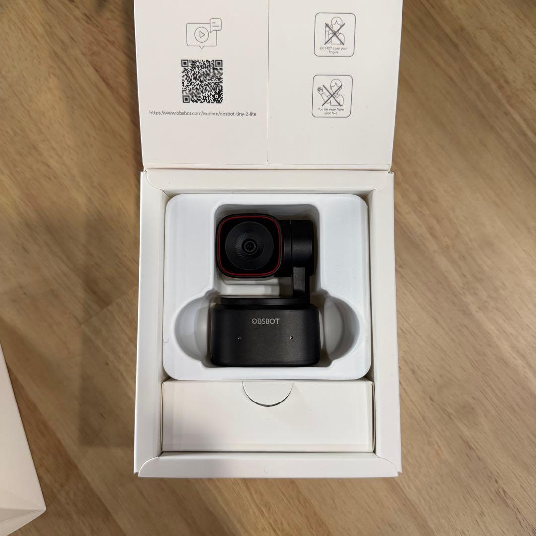 OBSBOT TINY 2 Lite Webカメラ 4K ジンバル