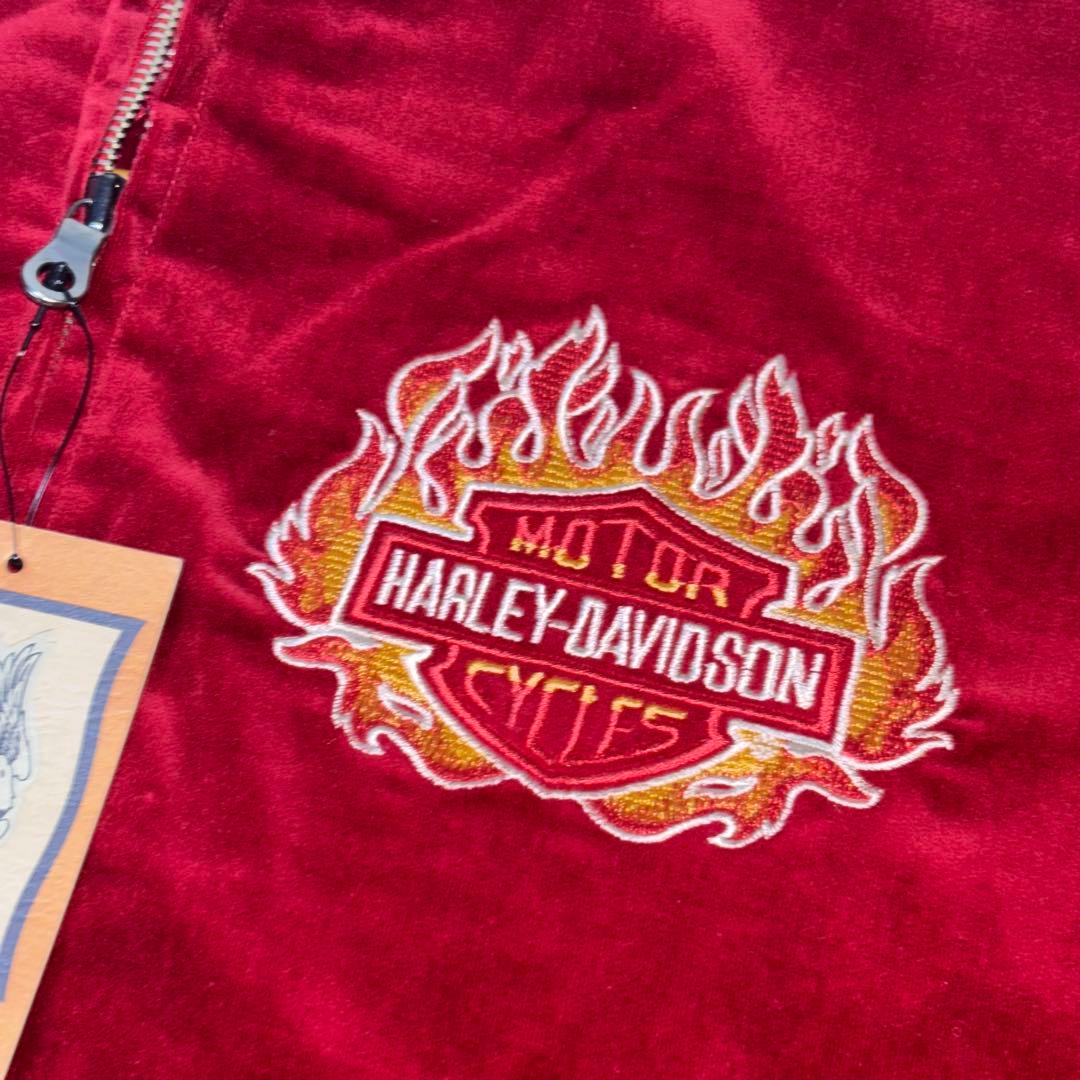 Harley-Davidson ハーレーダビッドソン　別珍　スカジャン　Lサイズ