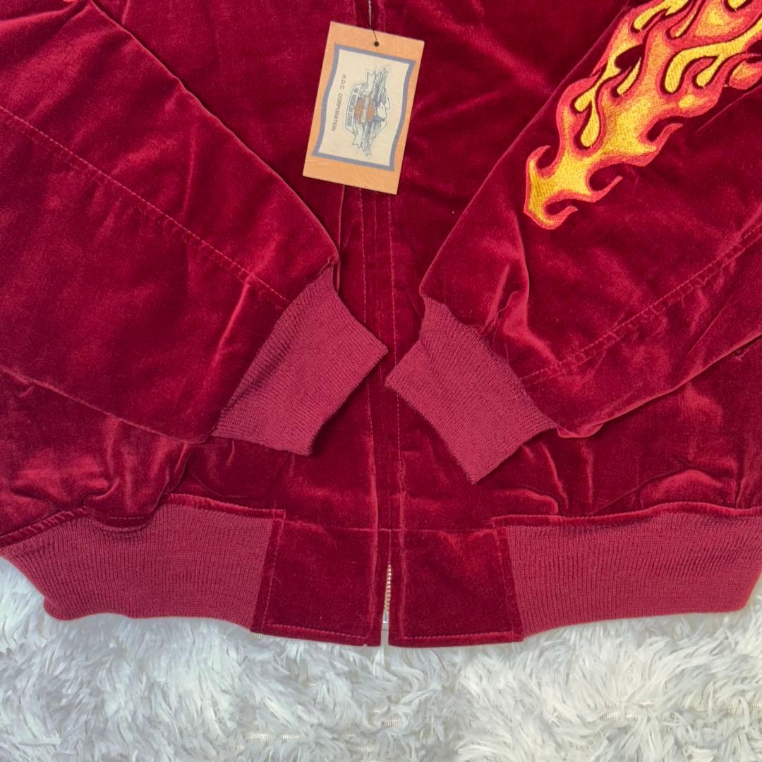 Harley-Davidson ハーレーダビッドソン　別珍　スカジャン　Lサイズ