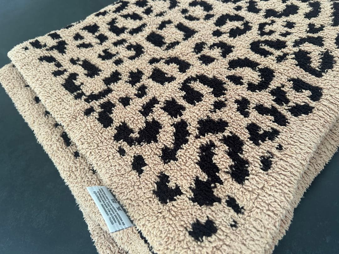 カシウェア　ヒョウ柄　ブランケット