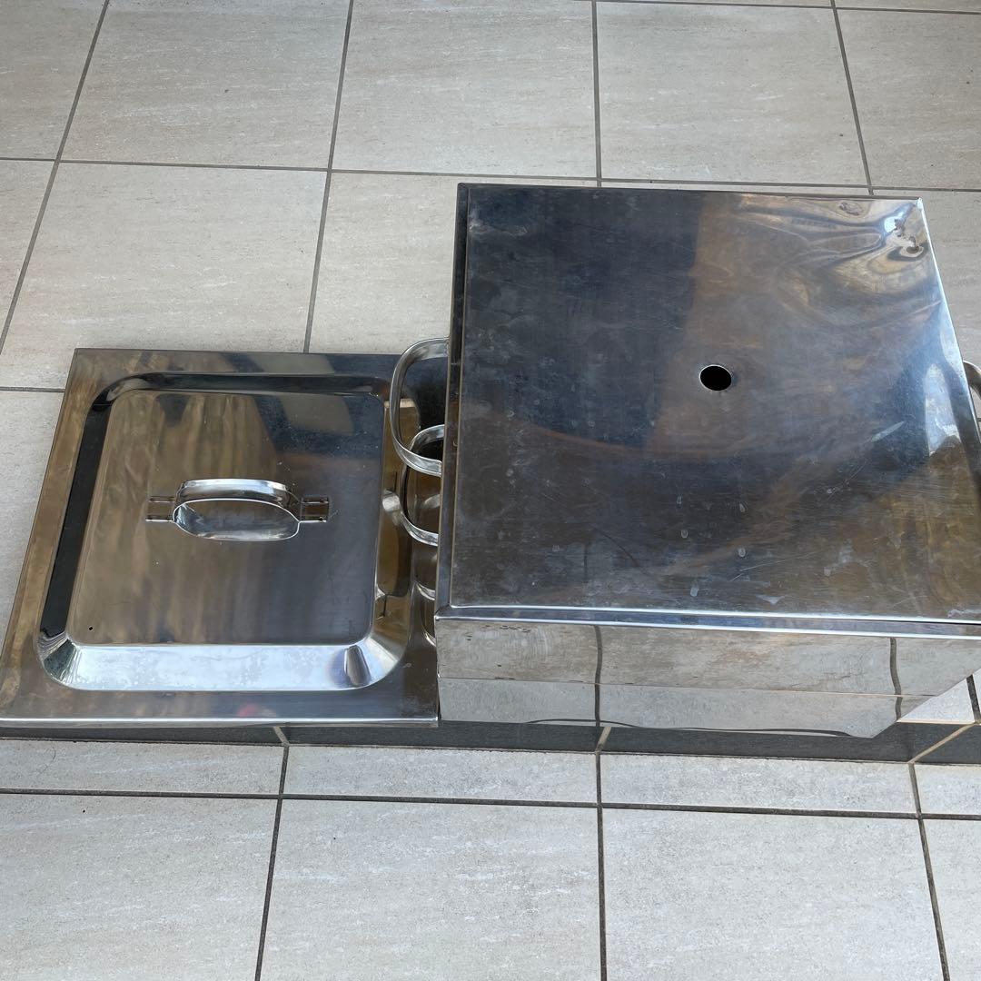 ステンレス製 蒸し器セット 手作りです。