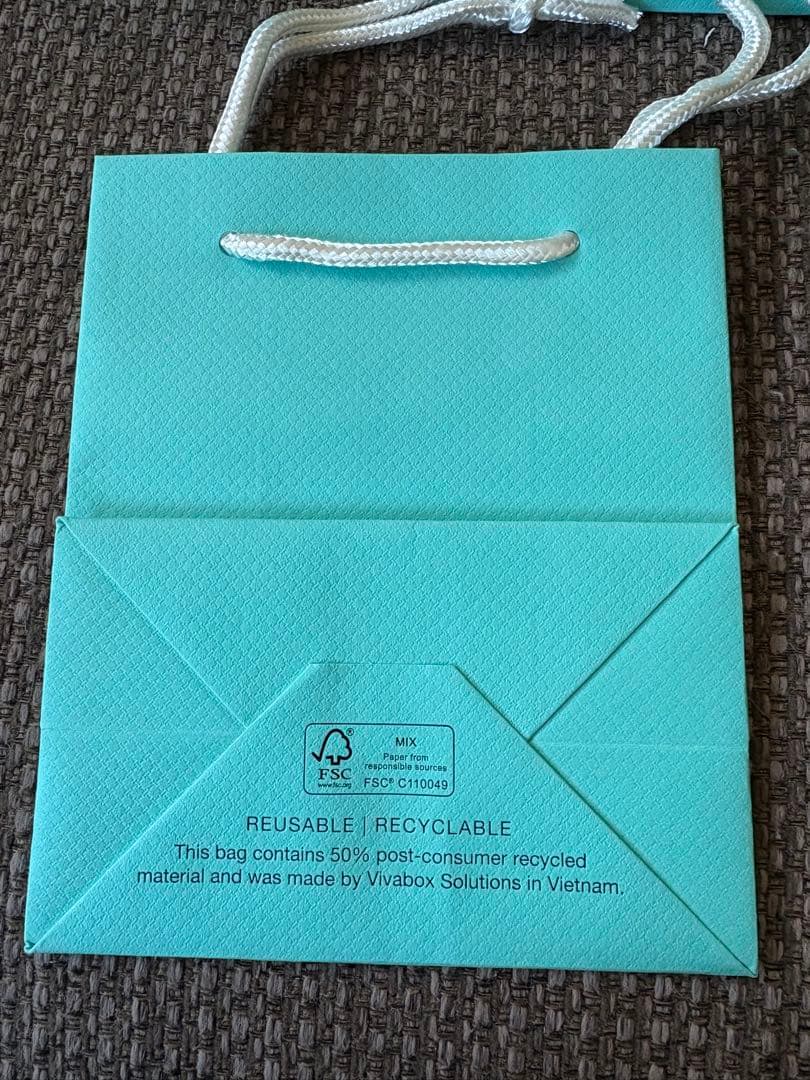 現行品　新品未使用Tiffanyティファニー　ミニショッパー紙袋 50枚セット