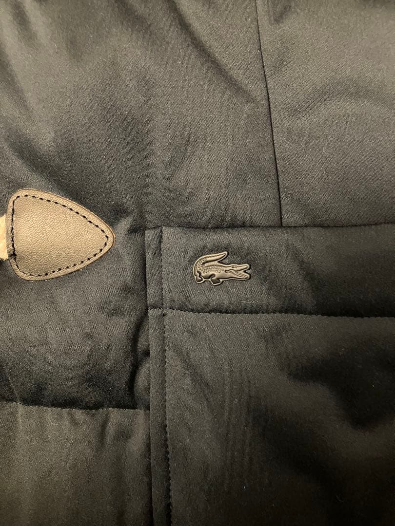 新品　LACOSTE ラコステ ダッフル　ダウンコート ネイビー　濃紺　40