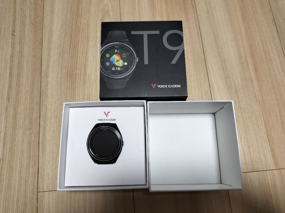 【新品未使用】ボイスキャディ GPSスマートゴルフウォッチ T9 ブラック