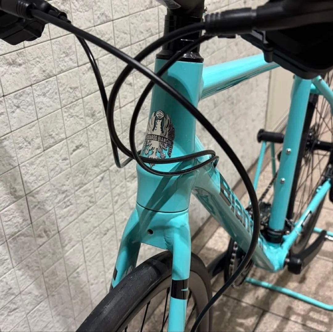 2023 Bianchi ビアンキROMA3 50サイズ チェレステ 軽量ペダル