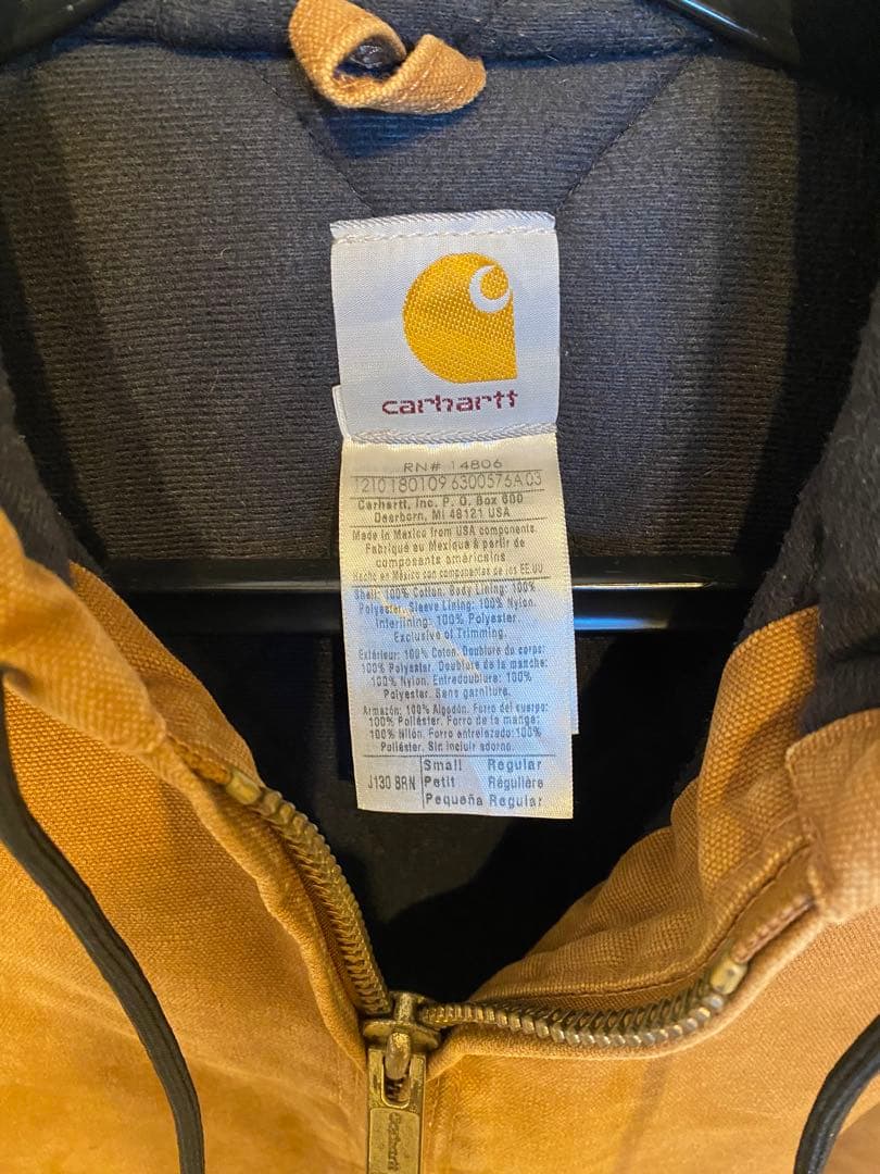 希少 Carhartt アクティブジャケット キルティング S ブラウン