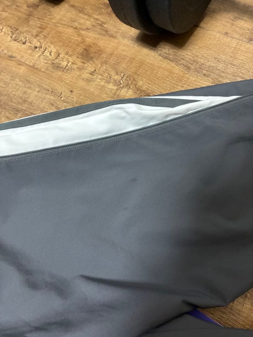 adidas アディレニウムシーズン 3ジップトラックトップ グレー L