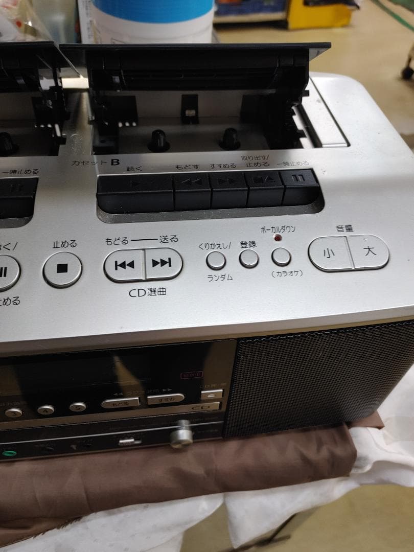 東芝CDラジカセ☆カセットデッキ☆USED品☆