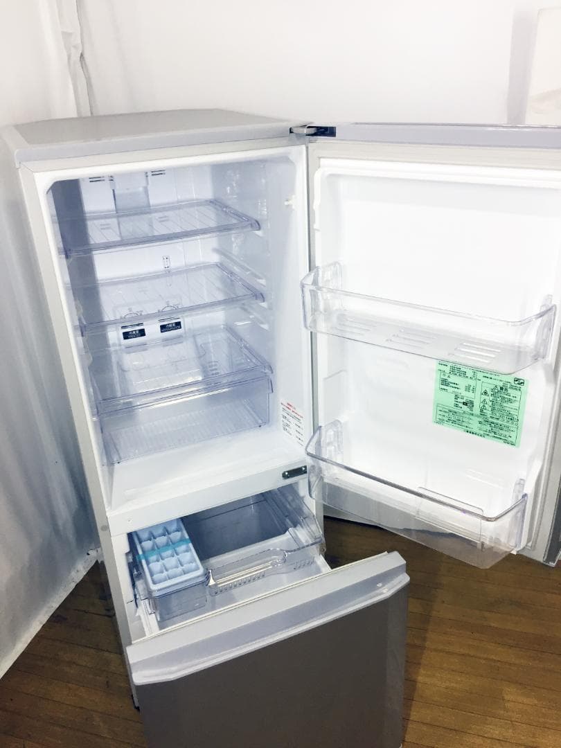 送料無料★三菱 ラウンドカット 2ドア冷蔵庫 【MR-P15T】