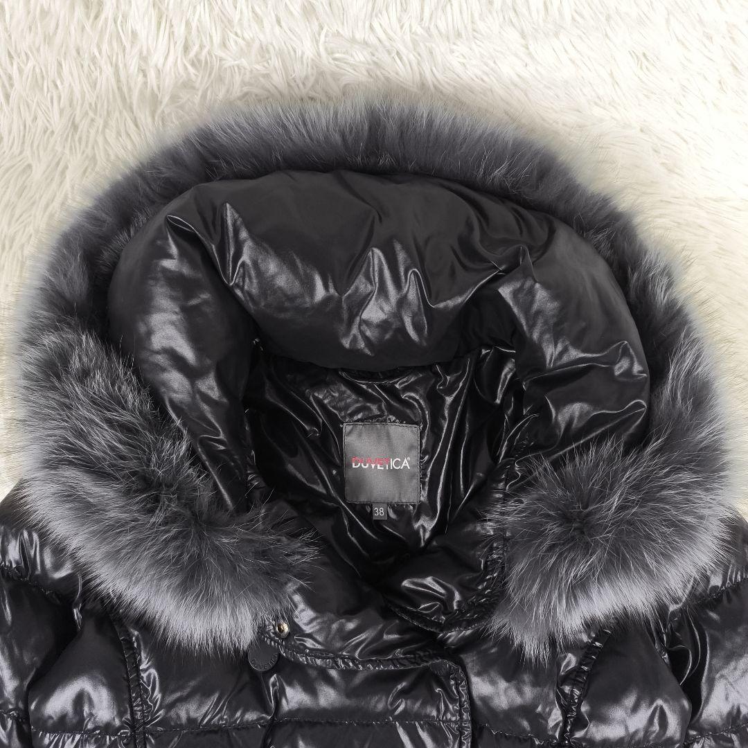 ✨美品✨ デュベティカ エフィラ ダウンコート フォックスファー 黒
