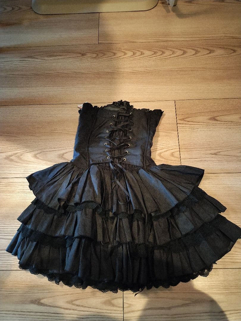 AtelierPIERROT　アトリエピエロ　コルセットスカート　黒　ブラック