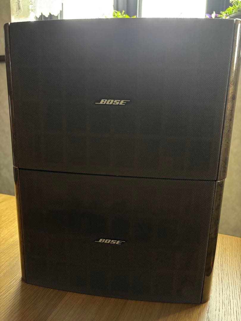 美品！Bose スピーカーMODEL121ケーブル付き シリアル連番 木目綺麗！