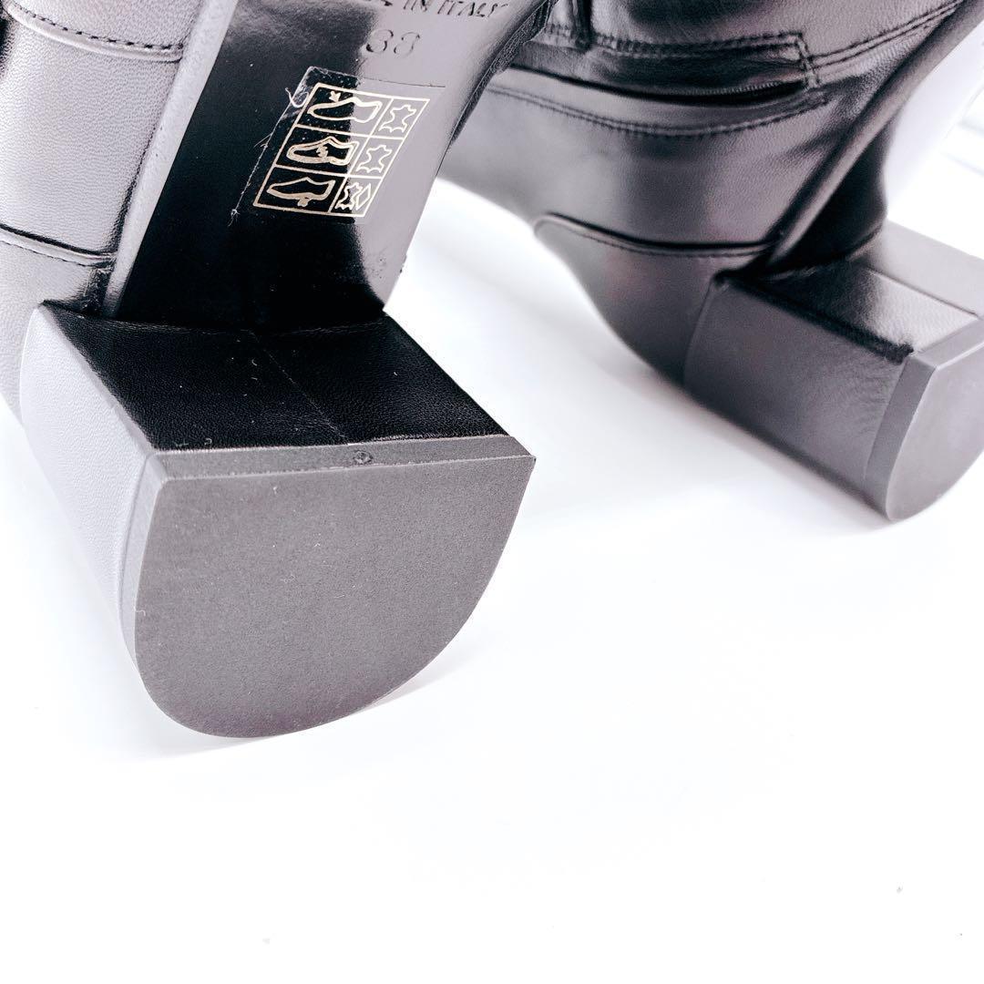 Fabio Rusconi ファビオルスコーニ ショートブーツ ブラック 24㎝