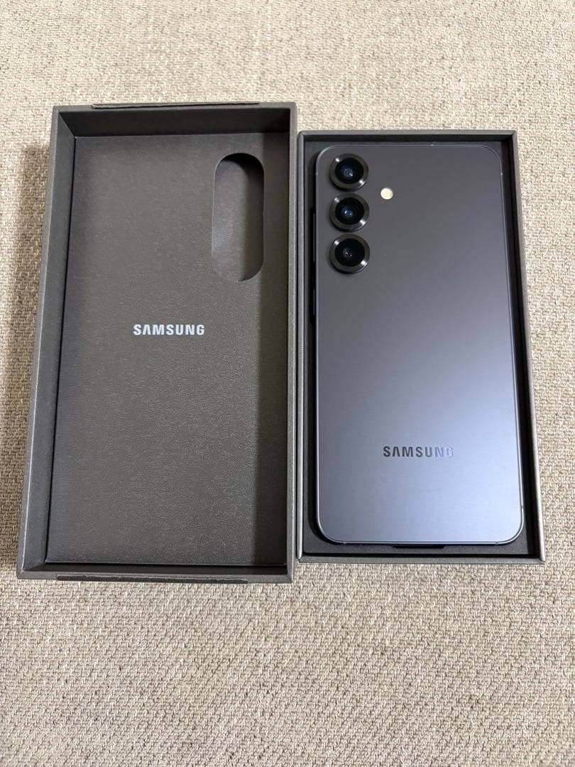 【美品】Samsung Galaxy S25 ブルーブラック 256GB