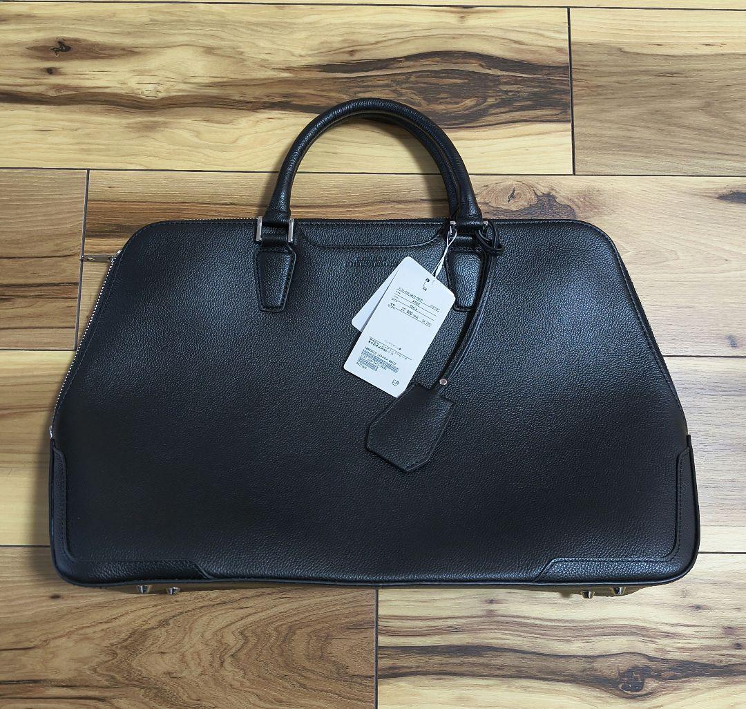 完売カラー エンボス レザー ブリーフケース ビジネスバッグ