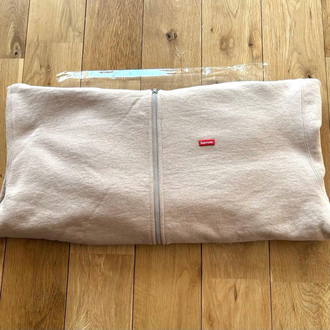 【新品】タグ付 Supreme Small Box Zip Up パーカー タン