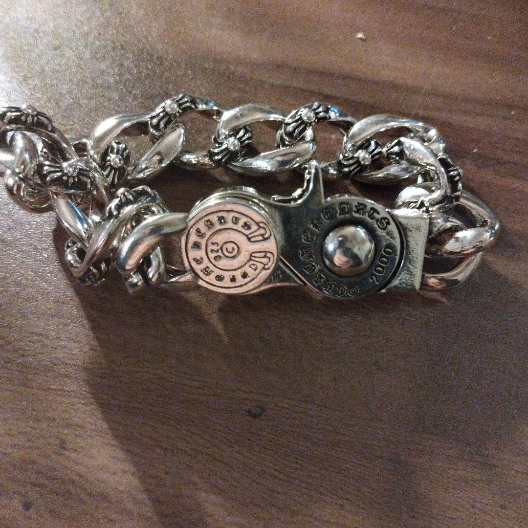 シルバー925刻印！ChromHearts クロムハーツ好きに！！ブレスレット