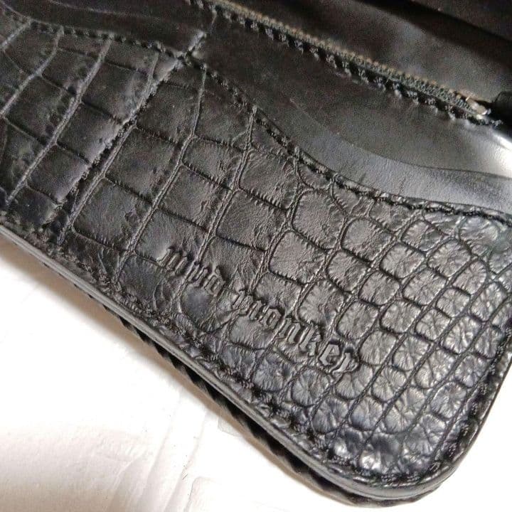 1979 MAD MONKEY 長財布 クロコダイル タイガーアイ コンチョ
