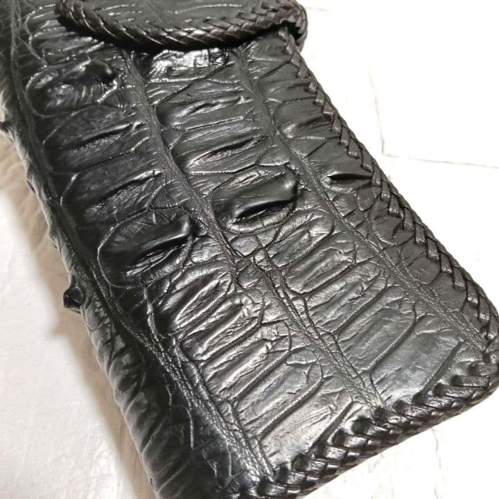 1979 MAD MONKEY 長財布 クロコダイル タイガーアイ コンチョ