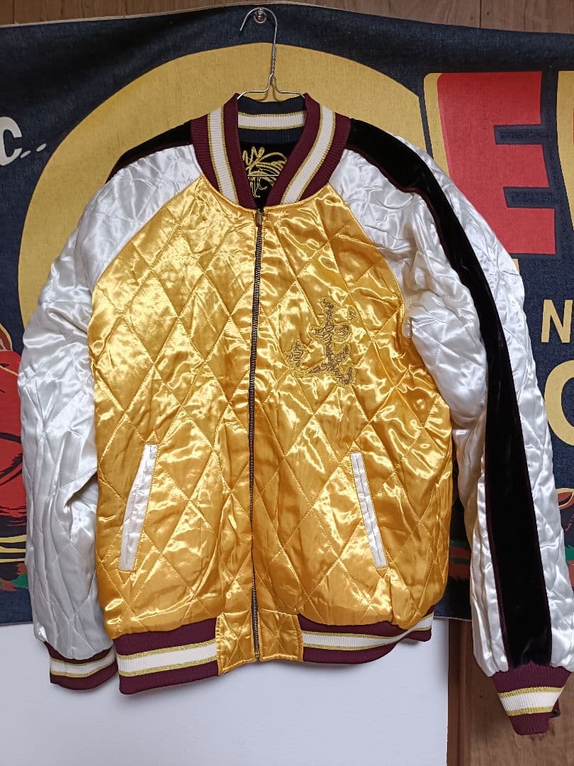 新品　EVISU スカジャン リバーシブル Travis Scott