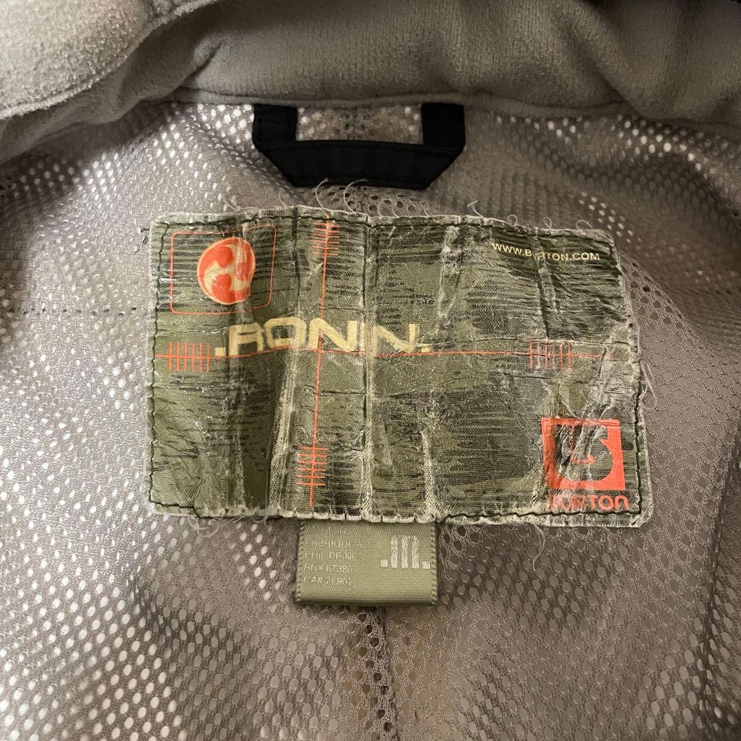 burtonバートンスキーパンツスノーボードウェアズボン下黒ブラック刺繍ロゴ希少