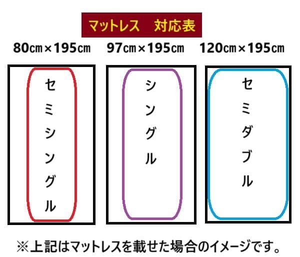 【新品】重厚感たっぷりの木製ベッドフレーム　セミダブル【OUTLET】