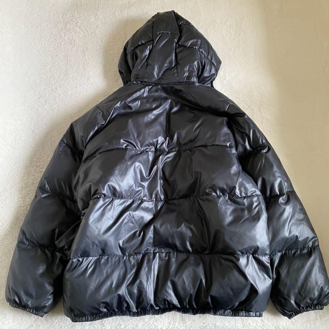 00s adidas パファージャケット　中綿　2way 黒　オーバーサイズ