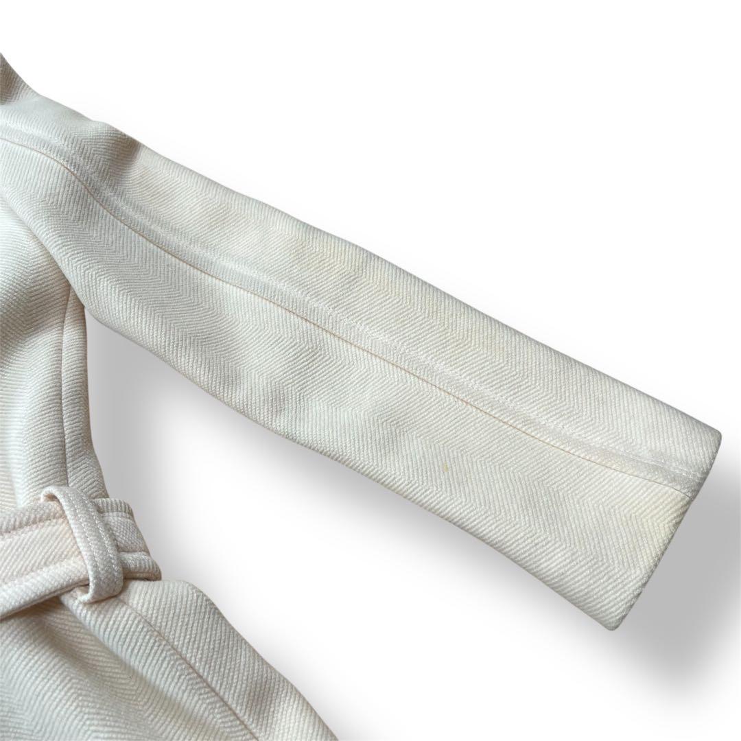 Burberry BLUE LABEL ダッフルコート　ホワイト　ファー取外し可