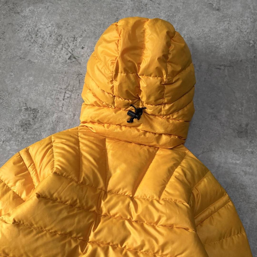 パタゴニア ダウンセーターフーディ プルオーバー アノラック XS イエロー