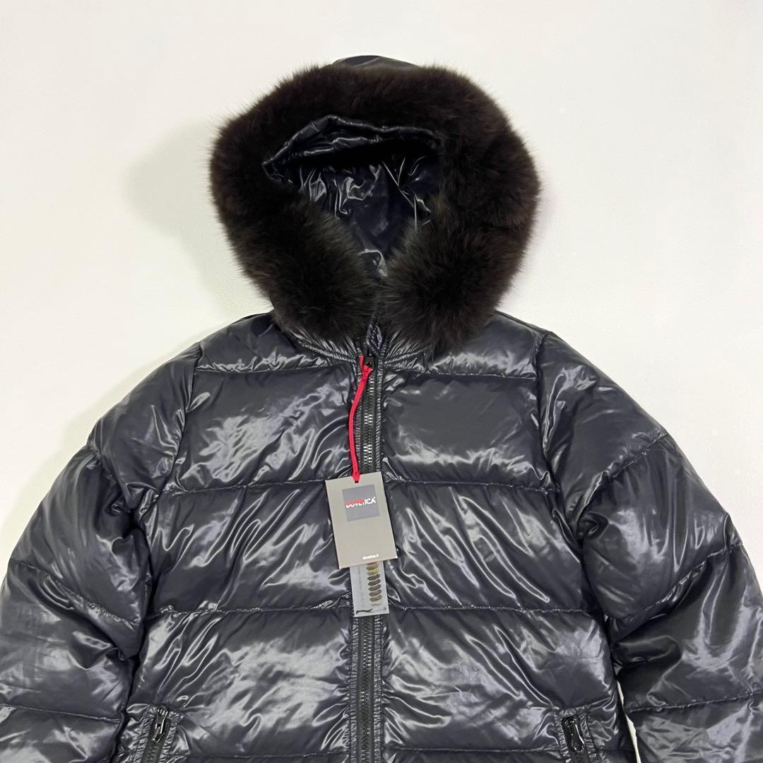 デュベティカ KAPPA ダウンコート フード ファー ブラック 40 L