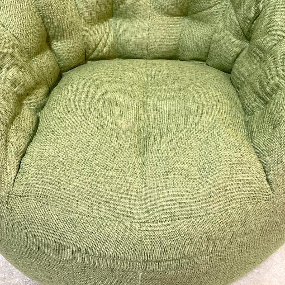 アンビエントラウンジ バタフライ ソファー 一人掛け ビーズ 緑