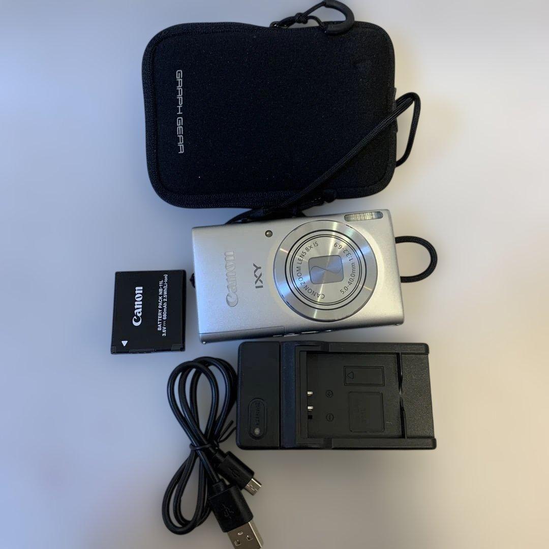 【美品】 Canon IXY 110F デジカメ Wi-Fi機能搭載 シルバー