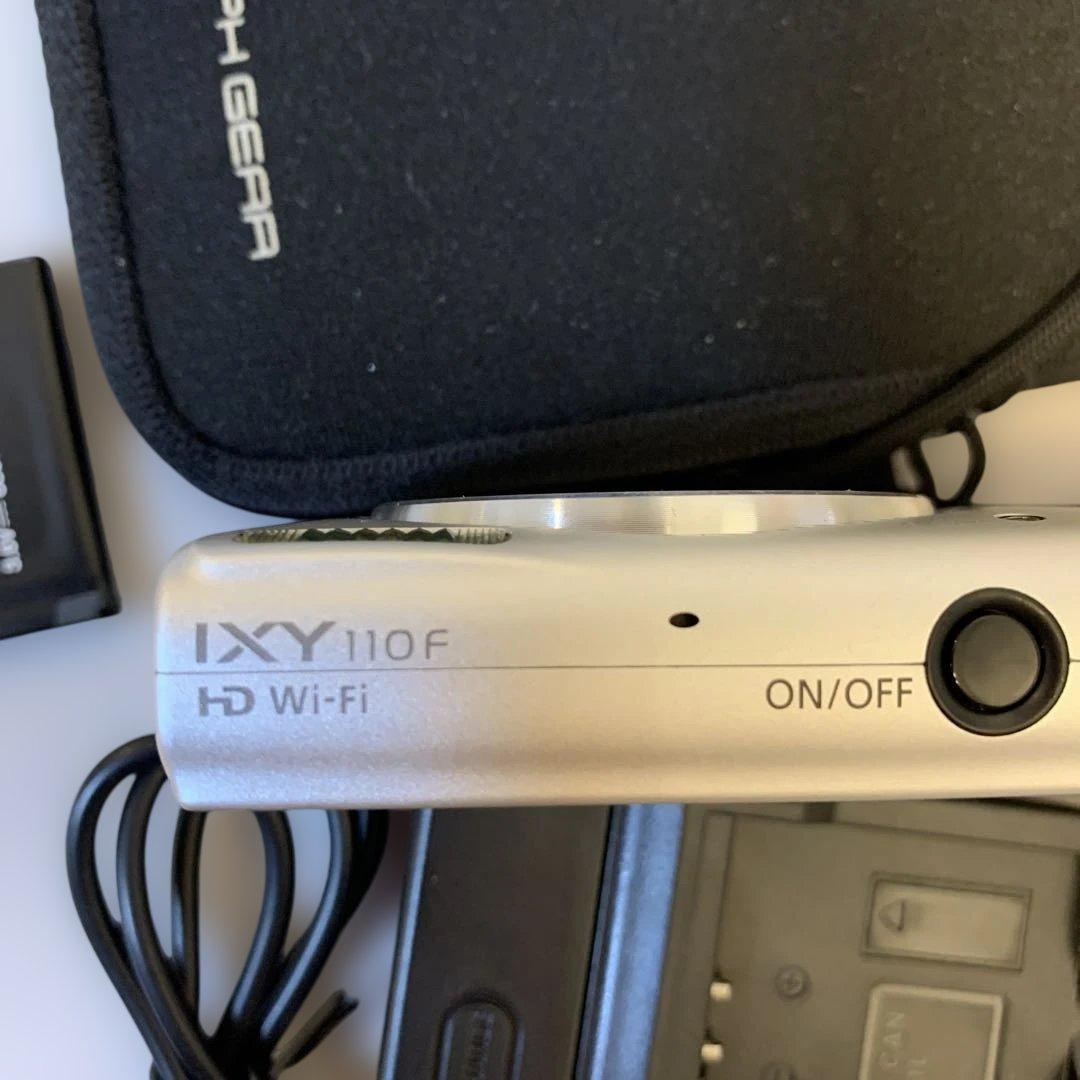 【美品】 Canon IXY 110F デジカメ Wi-Fi機能搭載 シルバー